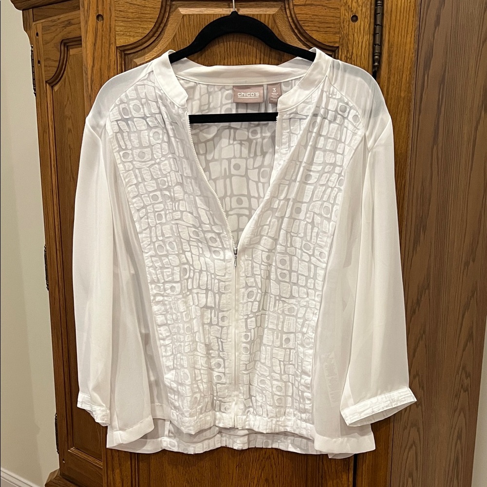 Chico's Elegant White Blouse